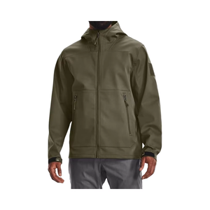 Veste à capuche personnalisée décontractée en softshell écologique en polyester pour l'hiver, la montagne, la randonnée, coupe-vent, imperméable et respirante - Product Image 3