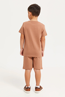 Ensemble 2 pièces en coton pour bébés garçons et filles, haut imprimé et short assorti, vêtements d'été pour enfants