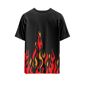 Wholesale <b>Men</b> Hip Hop Loose Fit Crew Neck T-<b>Shirt</b> 100% Cotton Knitted Vintage <b>Men's</b> Cotton T-<b>shirt</b> Clothing Manufacturer - Product Image 3