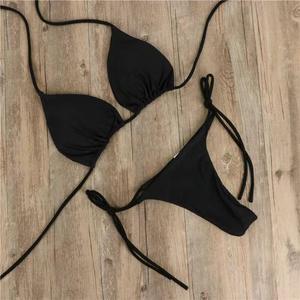Conjunto de Bikini de Dos Piezas para Mujer, Spandex/Poliéster, Ajustable, Estilo Moderno de Playa, Secado Rápido, Marca Privada OEM, Venta al Por Mayor, Vacaciones en EE. UU. - Product Image 2