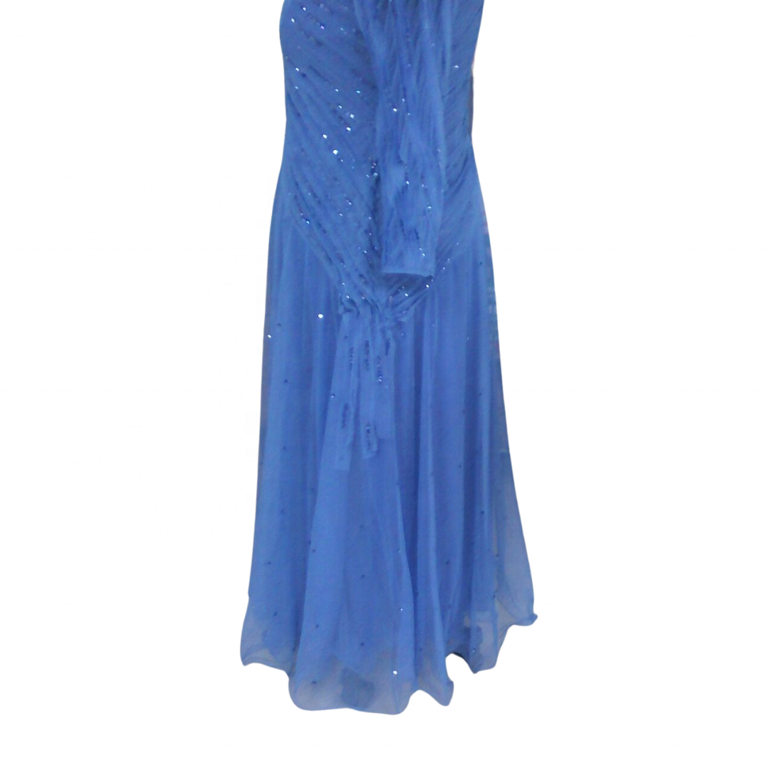 turtle neck long gown mother of the bride