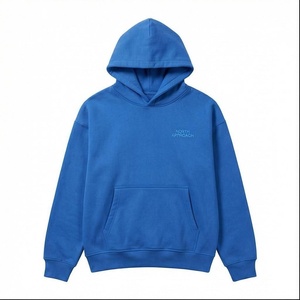 เสื้อฮู้ดดี้โอเวอร์ไซส์สีน้ำเงิน North Approach สำหรับผู้ชาย สไตล์ลำลอง ผ้าฝ้ายเฟรนช์เทอร์รี่ มีกระเป๋าหน้า ระบายอากาศได้ดี เหมาะสำหรับใส่ในฤดูใบไม้ร่วง - Product Image 1