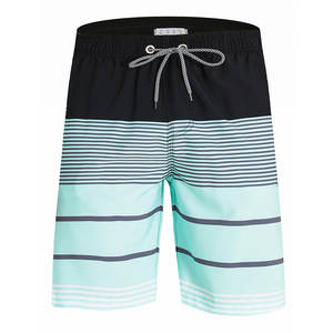 Nouveau design – Short de bain décontracté pour homme style streetwear, en tissu extensible polyester-coton, imprimé anti-UV - Product Image 1