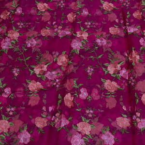 Malty embroidery fabric lace fabric net fabric organza fabric embroidery abaya fabric embroidered kaftan fabric wholesale export - Product Image 5