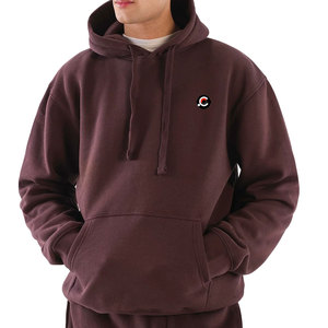 Sudadera con Capucha Cómoda con Estampado Puff, Mezcla de Algodón Suave, Estampado Duradero, Sudadera de Moda con Estampado Puff - Product Image 1