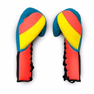 Gants de kick-boxing professionnels en cuir PU de haute qualité, 100 % cuir PU avec logo personnalisé - Product Image 2