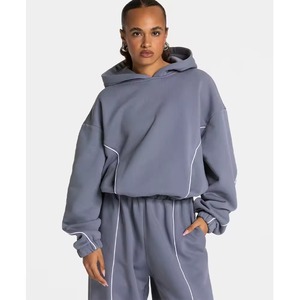 Conjunto Deportivo de Forro Polar para Mujer, con Logotipo Personalizado Bordado, Diseño 2026, Ligero, en Venta - Product Image 4