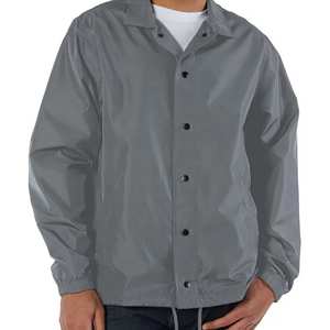 เสื้อโค้ชพรีเมียมสั่งทำพิเศษสำหรับผู้ชายและผู้หญิง กันน้ำ กันลม สไตล์สตรีทแวร์ ผลิตจากไนลอน ขายส่งจากโรงงาน - Product Image 4