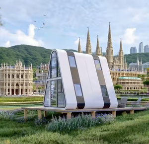 Xách tay tam giác mái nhà prefab mô-đun nhà Tiny biệt thự nhà tiền chế 40ft sang trọng 2 phòng ngủ có thể tháo rời container nhà - Product Image 3