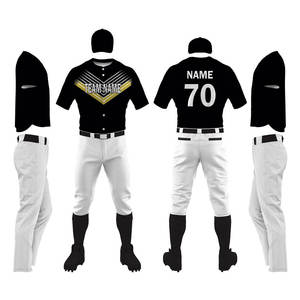Uniforme de Béisbol Personalizado para Hombre, Transpirable, de Poliéster, con Impresión por Transferencia de Calor, Marca FLOW & FORGE LTD - Product Image 6
