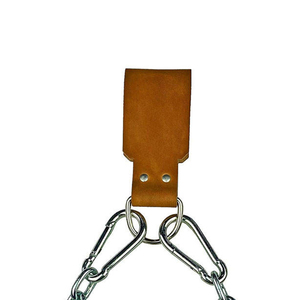 High Quality Leather Dip <b>Belt</b> with Steel <b>Chain</b> for Weightlifting Pull Ups and Dips Comfortable Weight <b>Belt</b> for Men - Product Image 3