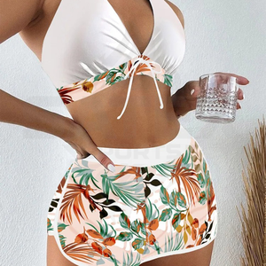 Nuevo Conjunto de Bikini de Dos Piezas en Color Sólido 2026, Top de Bikini con Tiras Ajustables, Shorts Ecológicos, Traje de Baño para Mujer, Personalizado OEM - Product Image 6