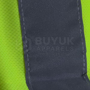 Camisa de Trabajo de Seguridad de Manga Corta, Transpirable y de Alta Visibilidad para Proyectos Industriales, 100% Poliéster, Reflectante - Product Image 5