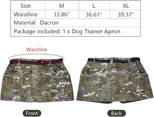 PRIMEFIELD ENTERPRISES Delantal de Camuflaje Ecológico para Perros, Delantal de Cintura de Poliéster con Múltiples Bolsillos para Cuidadores de Mascotas y Entrenamiento Canino - Product Image 6