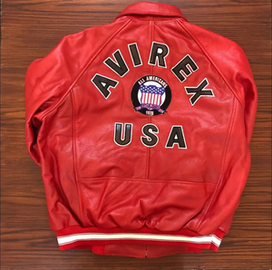 High Quality Avirex <b>Leather</b> <b>Jackets</b> For Man Best Selling Avirex <b>Real</b> <b>Leather</b> <b>Jacket</b> Available in All Colors Custom Avirex <b>Jacket</b> - Product Image 2