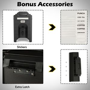 Dispenser per Bevande Isolato da 2,5 Galloni, Erogatore Premium per Eventi e Raduni all'Aperto - Product Image 4