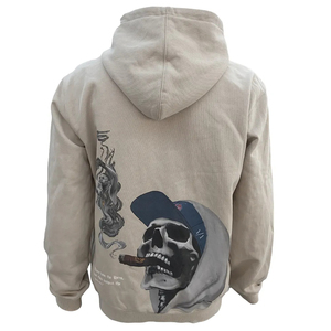 Nouveauté : Sweats à capuche décontractés délavés à l'acide pour hommes, en polyester et coton, coupe oversize, prix de gros - Product Image 2