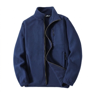 Veste polaire unisexe en gros pour l'automne et l'hiver, chaude, coupe-vent, à fermeture éclair intégrale, à manches longues, pour sports de plein air et alpinisme - Product Image 6