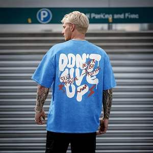 Camisetas gráficas vintage, camisetas streetwear, camisetas con lavado ácido, camisetas con estampado de letras positivas, tops de algodón. - Product Image 4