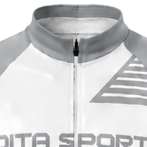 Grey <b>White</b> <b>Cycling</b> <b>Jersey</b> Short Sleeve Zip Front Road Bike Shirt Lightweight Breathable Performance <b>Cycling</b> Wear - Product Image 5