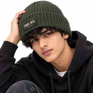 Premium Quality Custom Ribbed Beanies Embroidered Patch Logo Warm <b>Winter</b> <b>Cap</b> Unisex Streetwear Knit Fashion Hat Wholesale USA - Product Image 3