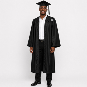 Túnica de Graduación Masónica Negra, Ropa Griega de la Hermandad y la Sororidad, Vestimenta Masónica de la Fraternidad y la Sororidad - Product Image 4
