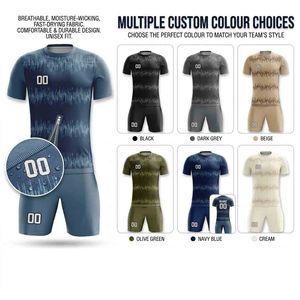 Camisetas de Fútbol Personalizadas para Hombre, Edición Jugador de Equipo, 100% Poliéster, Manga Corta, Tela Transpirable de Secado Rápido - Product Image 6