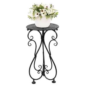 Support de Jardinière Décoratif en Fer Thermolaqué pour Intérieur et Extérieur, Décoration Maison, Porte-Plantes sur Pied pour Balcon et Terrasse - Product Image 1