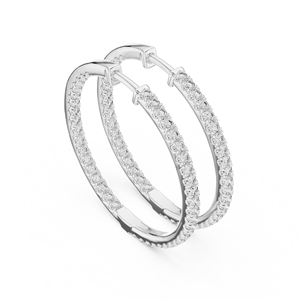 Maison blanche CVD LAB GROWN 22K GOLD Dangle mariage Jhumka boucles d'oreilles oreille Chai gland ensemble de bijoux pour les femmes - Product Image 4