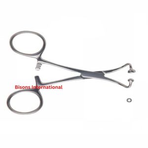 Pinza quirúrgica manual de acero inoxidable Backhaus Ball and Socket para toallas y drapes, venta al por mayor - Product Image 3