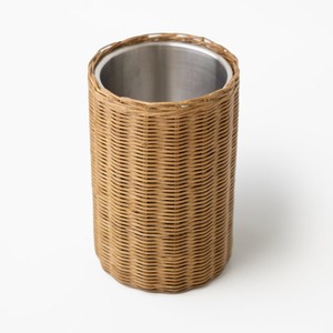 Bac à glace en rotin tressé à la main, grande qualité, pour champagne, bière, boissons gazeuses, refroidisseur de boissons - Product Image 2