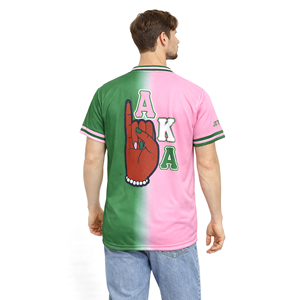 <b>Mens</b> Custom Baseball Jersey V Neck Sports <b>Shirt</b> Sublimation Print Team Uniform Breathable Athletic Trendy Tee - Product Image 5