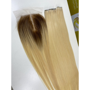 2*6 5*5 คุณภาพเยี่ยม ไฮไลท์เวียดนามแท้  แบบ Remy Lace Front สีออมเบรไลท์  HD โปร่งใส  ปรับแต่งได้  ขายดีที่สุด - Product Image 5