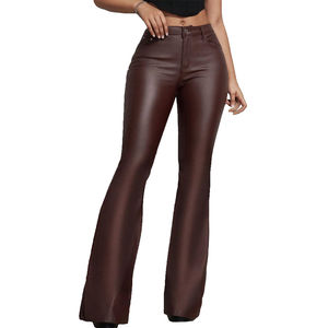 Pantalones de cuero para mujer de último diseño, hechos a medida, a bajo precio, para adultos. - Product Image 1