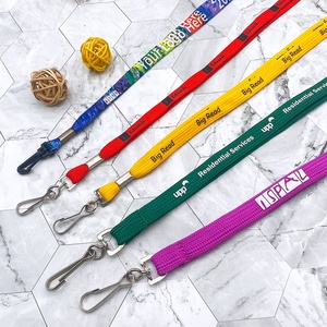 Neck Strap <b>Polyester</b> Tubular <b>Lanyard</b> for Work Name Tag - Product Image 3