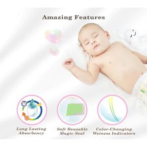 Kao สำหรับเมอร์รี่ญี่ปุ่นผ้าอ้อมดูดซับได้ดีเป็นมิตรกับสิ่งแวดล้อม NB 82ขายส่งเทปสำหรับทารกแรกเกิดและเด็กวัยหัดเดิน - Product Image 3