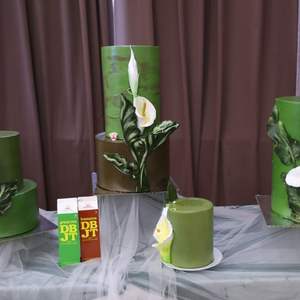 Expédition rapide des commandes, fournisseur en gros pour l'exportation, OEM/ODM, crème non laitière HALAL, crème de garniture au thé vert et aux fruits, 1KG - Product Image 4