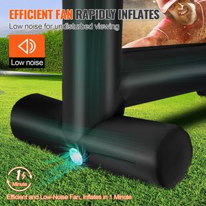 Schermo Gonfiabile per Proiezioni Esterne da 14 Piedi con Ventilatore e Borsa per il Trasporto, Proiezione Frontale/Posteriore - Product Image 3