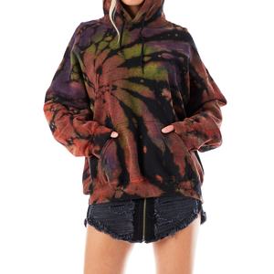 Vente en gros de sweats à capuche pour femmes de qualité supérieure personnalisés, respirants, teints dans la rue - Product Image 1