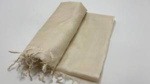 Écharpes carrées de luxe vierges en soie tissée à la main pour impression numérique, châles en tissu naturel uni pour artisanat DIY et art textile - Product Image 3