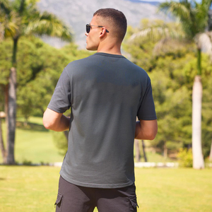 Camiseta lisa 100% algodón 280GSM de alta calidad, personalizable con logo, extragrande, para hombre. - Product Image 1