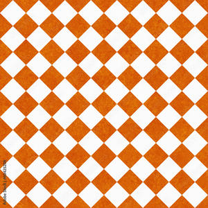 Lámina con Patrón de Tablero de Ajedrez Impresa Personalizada, Vinilo Diagonal Naranja y Blanco con Diseño de Arlequín para Tableros de Ajedrez, Material para Juegos de Mesa, Juego de Ajedrez - Product Image 1