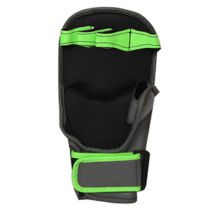 High Quality Custom Half Finger MMA Boxing <b>Gloves</b> with Custom Logo 8oz-16oz Sizes Printed Leather <b>Moisture</b> Wicking Laced Closure - Product Image 2