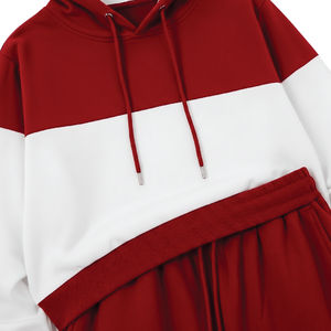 Conjunto Deportivo Informal de Talla Grande para Hombre y Mujer, Sudadera con Capucha y Pantalones de Chándal con Cintura Elástica, Ropa Deportiva Urbana - Product Image 2