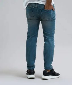 Jean en denim selvedge brut vintage coupe droite large et évasée pour homme – Idéal pour l'été - Product Image 3