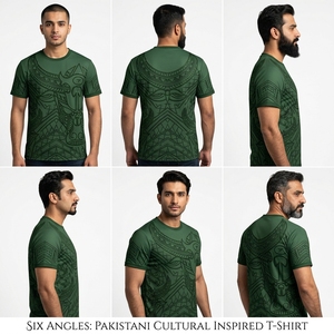 T-shirt de performance personnalisé de style polynésien, vêtements de sport légers pour la salle de sport - Product Image 3