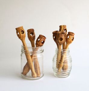 Classic Wooden Honey Dipper Spoon <b>For</b> Organic Honey Bottle Kitchen Cooking Dining Table Accessories - Product Image 1