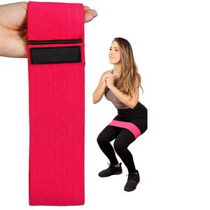 Offre spéciale Bon marché Bandes de résistance antidérapantes Bandes de résistance à différents niveaux Jeu de bandes de résistance en tissu avec logo personnalisé - Product Image 1