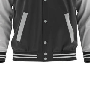 Breathable Sporty Winter <b>Men</b> Varsity <b>Jacket</b> Stand Collar Front Fully Customized Premium Quality Wool <b>Jacket</b> Sustainable - Product Image 2