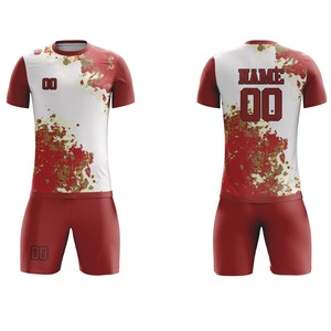 Premium Quality Unisex Soccer Uniform Customized Best Quality Breathable Sleeve OEM Logo Solid Color 100% Polyester Fabric - Product Image 1